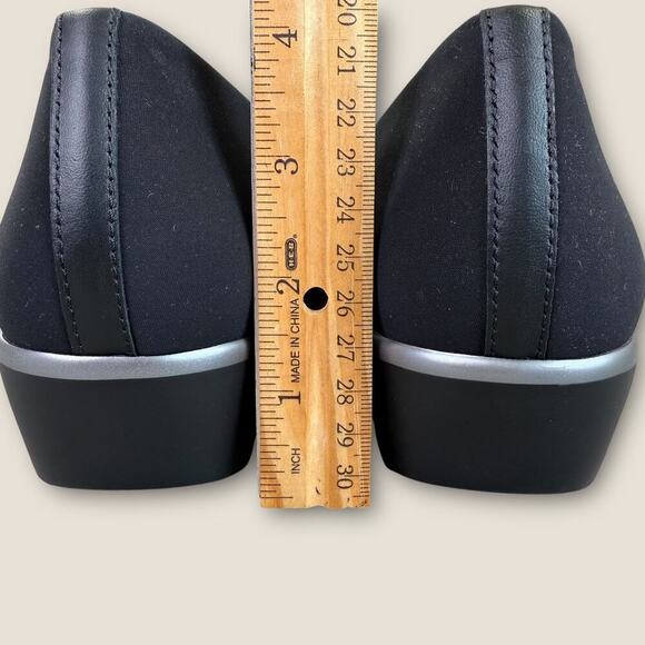 SAS Bliss Wedge Heel Pumps Tripad Comfort Shoes Slip On Casual Size 10.5 Black - Picture 13 of 13